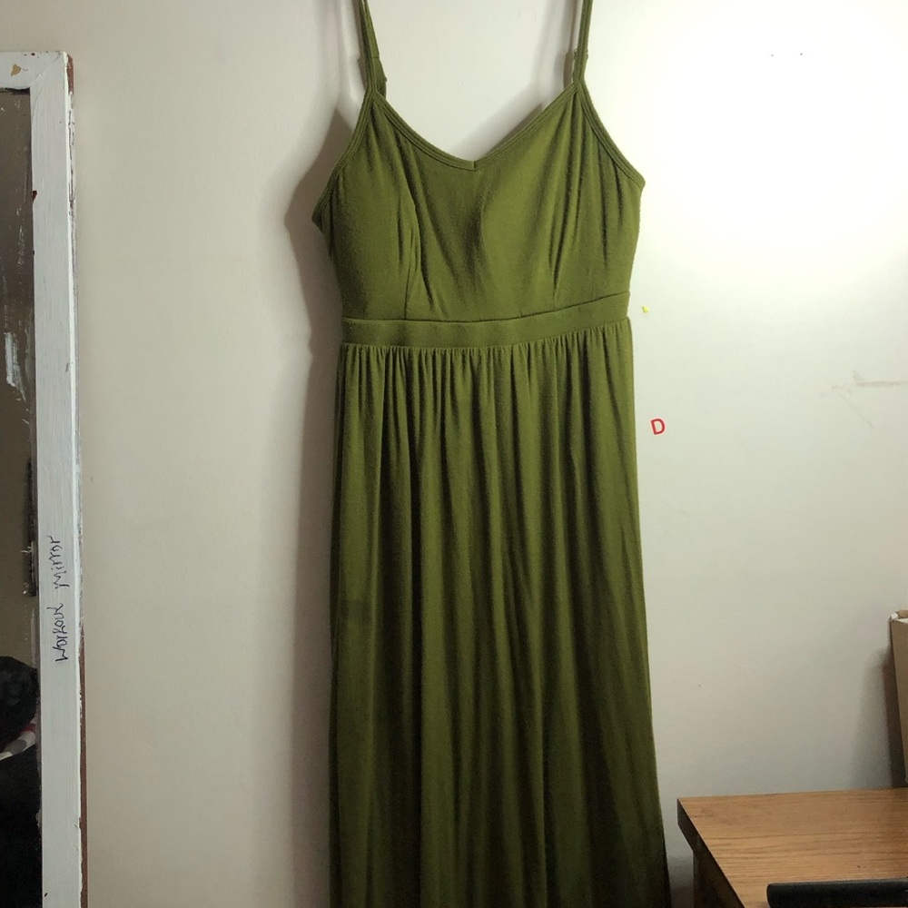 Women’s green dress